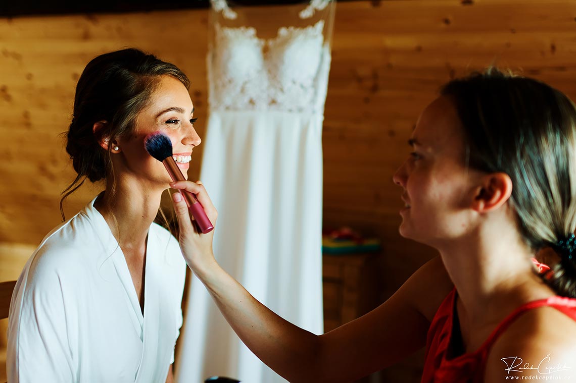 svatební makeup Tereza Dadová