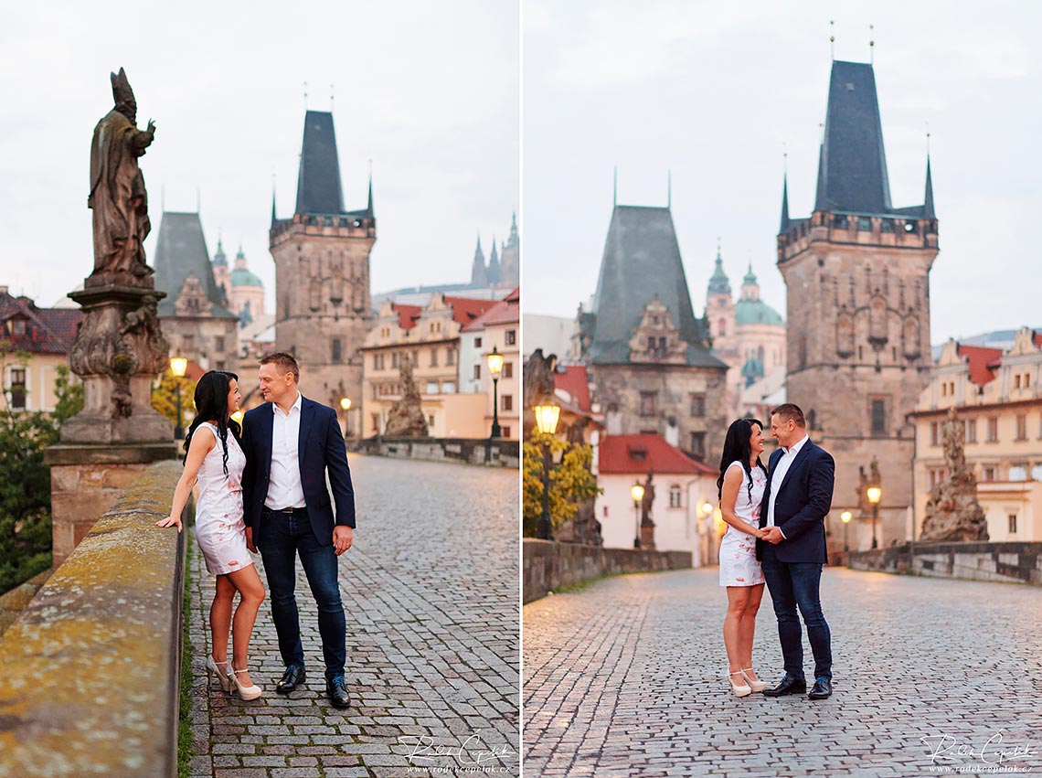 barevné párové fotografie v Praze