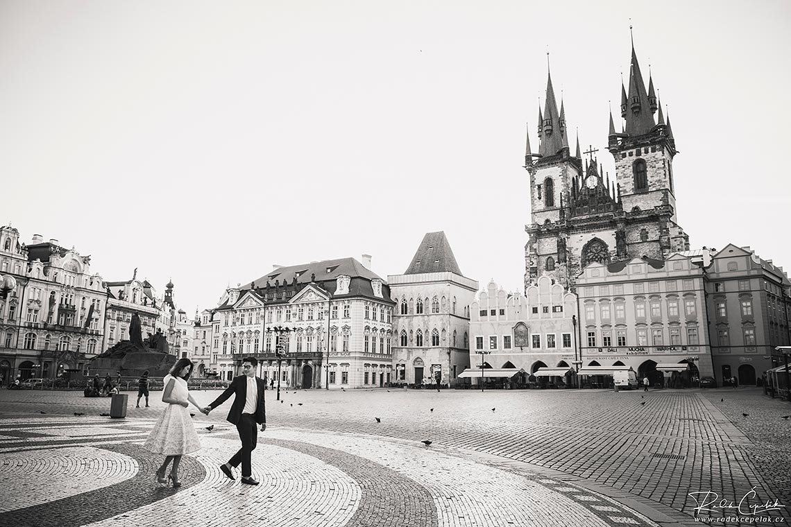 předsvatební fotografování staroměstské náměstí