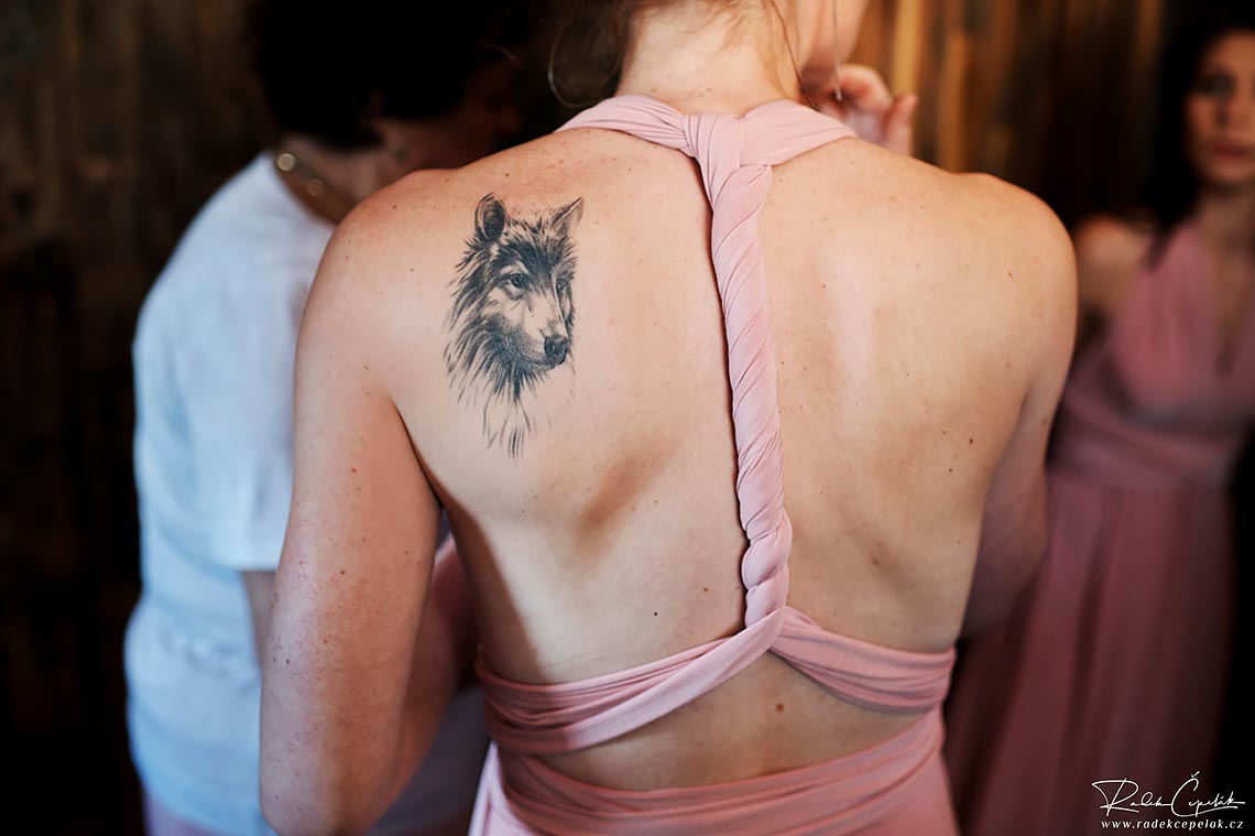 tetování vlk