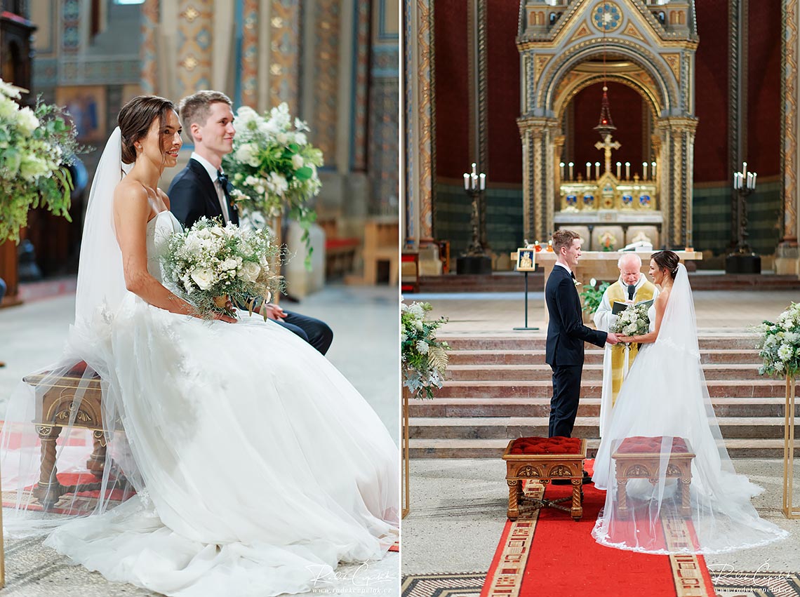 svatba v kostele sv. Cyrila a Metoděje v Praze