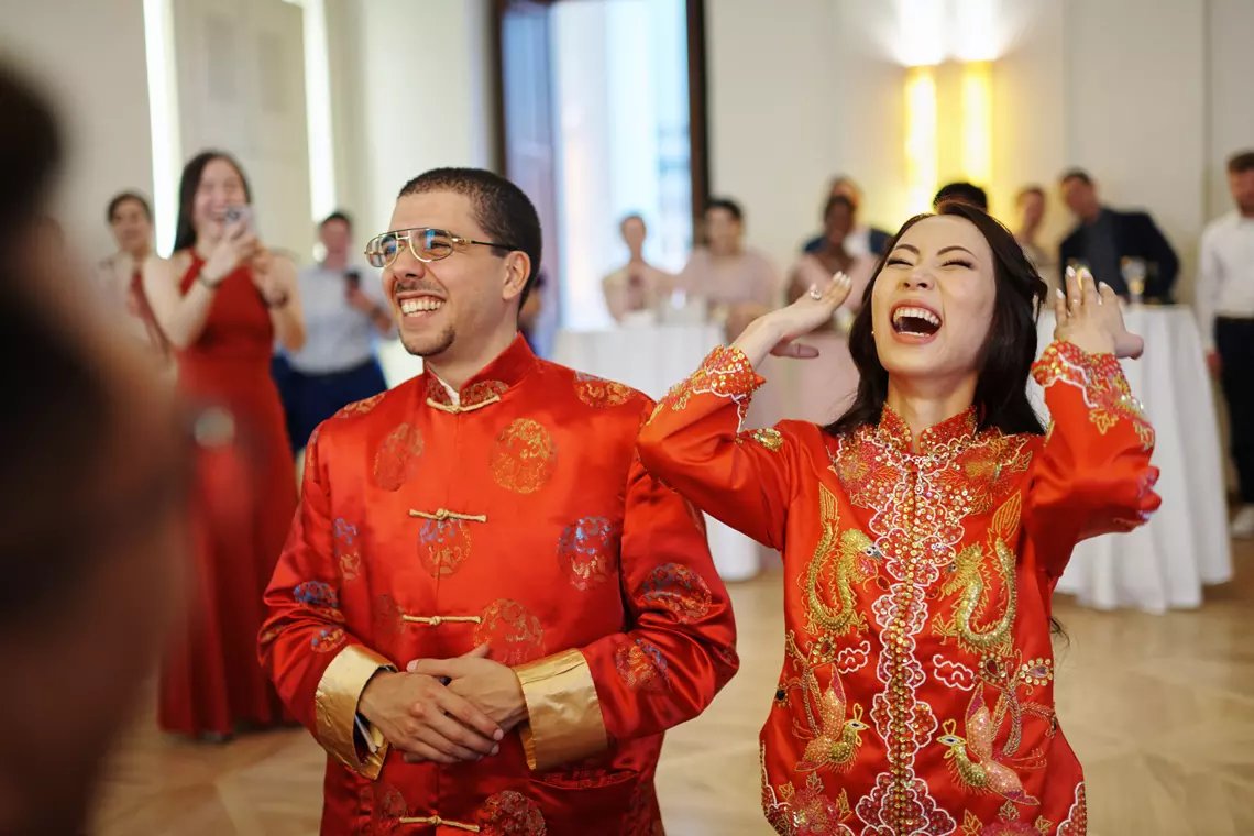svatba Praha Mandarin Oriental tradiční čínský obřad