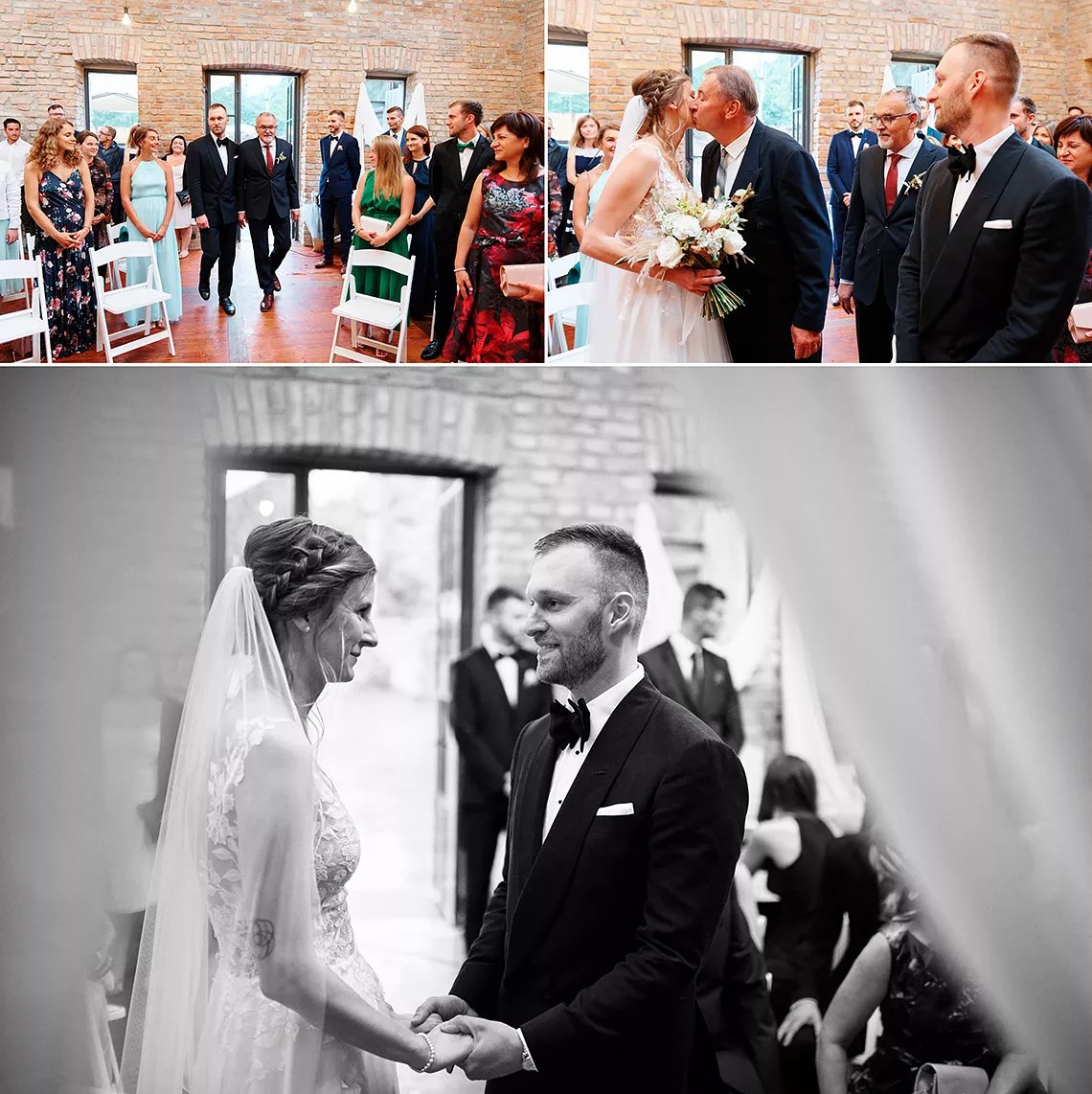 začátek svatebního obřadu v Mlýnu na Dobré vodě