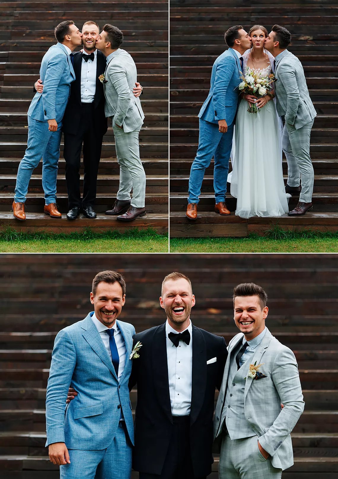 skupinové svatební fotografie