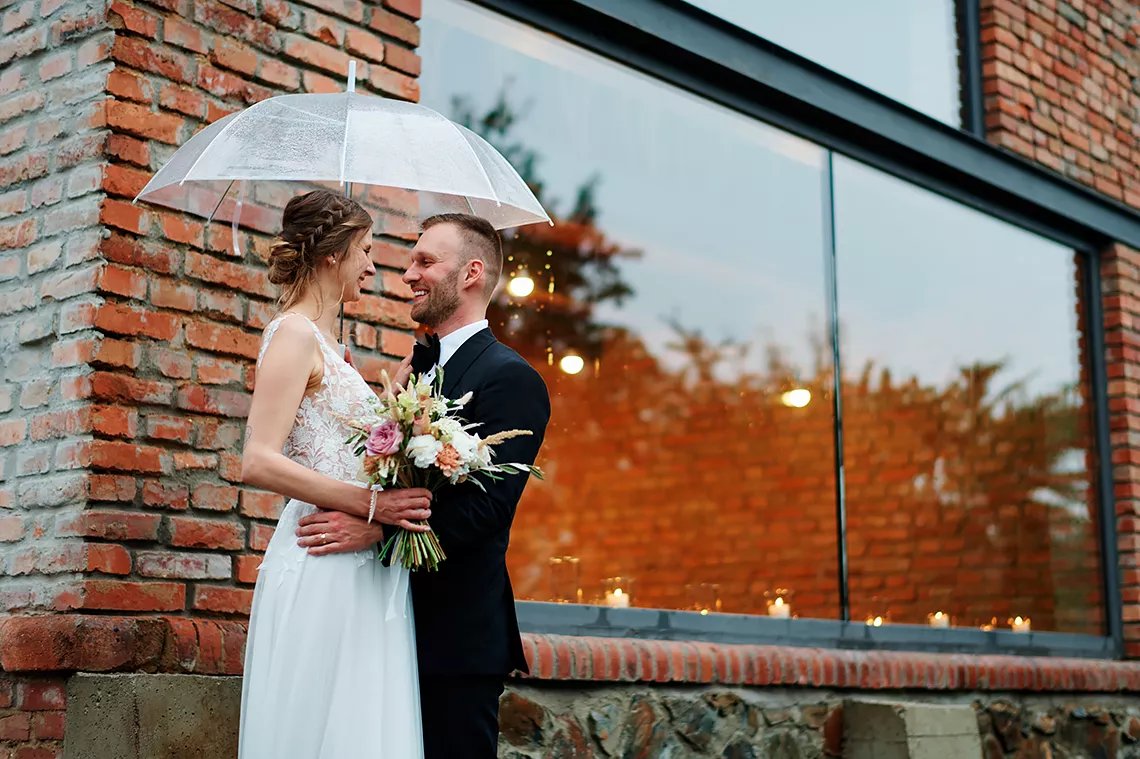 svatební foto novomanželů