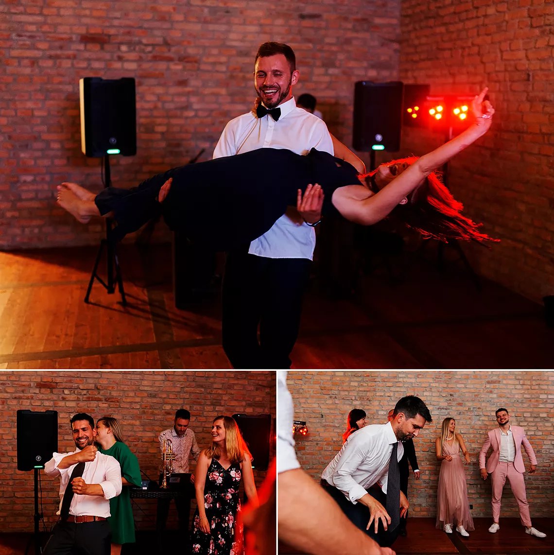 taneční zábava na svatbě