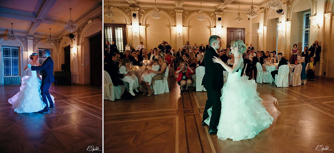 první tanec novomanželů na Žofíně v Praze