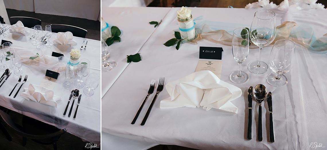 detaily svatební hostina v restauraci Depo v Českém Krumlově