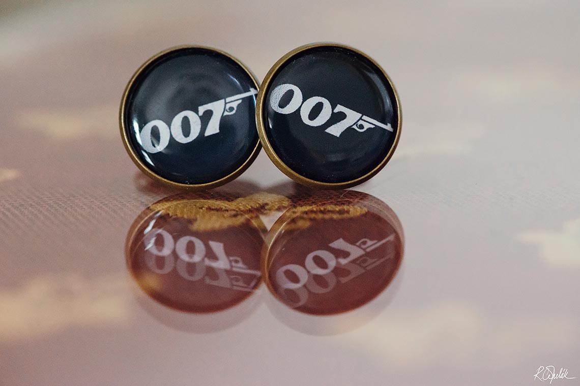 manžetové knoflíky james bond 007