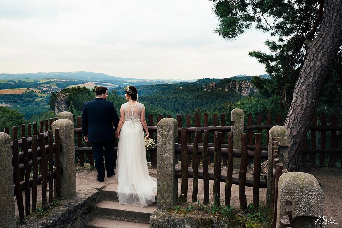 svatební fotografie hrad Valdštejn