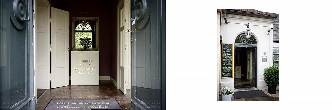 vstupní část Villa Richter vstupní část Villa Richter