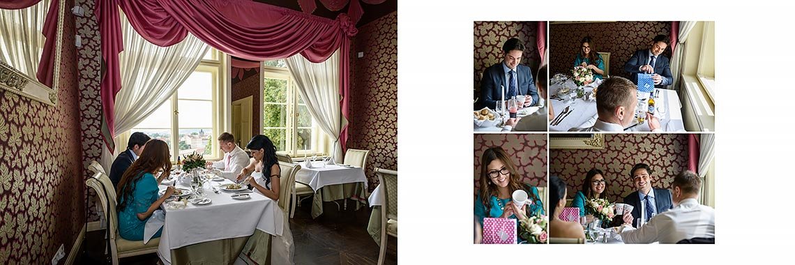 komorní svatební hostina ve čtyřech ve Ville Richter komorní svatební hostina ve čtyřech ve Ville Richter