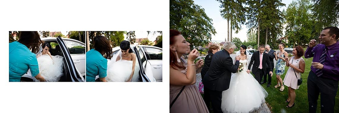 příjezd novomanželů na hostinu Boumov příjezd novomanželů na hostinu Boumov