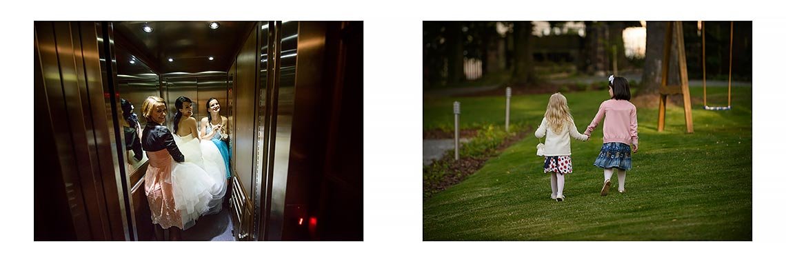 svatební fotografie nevěsty ve výtahu svatební fotografie nevěsty ve výtahu