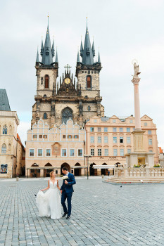 svatební foto Staroměstské náměstí
